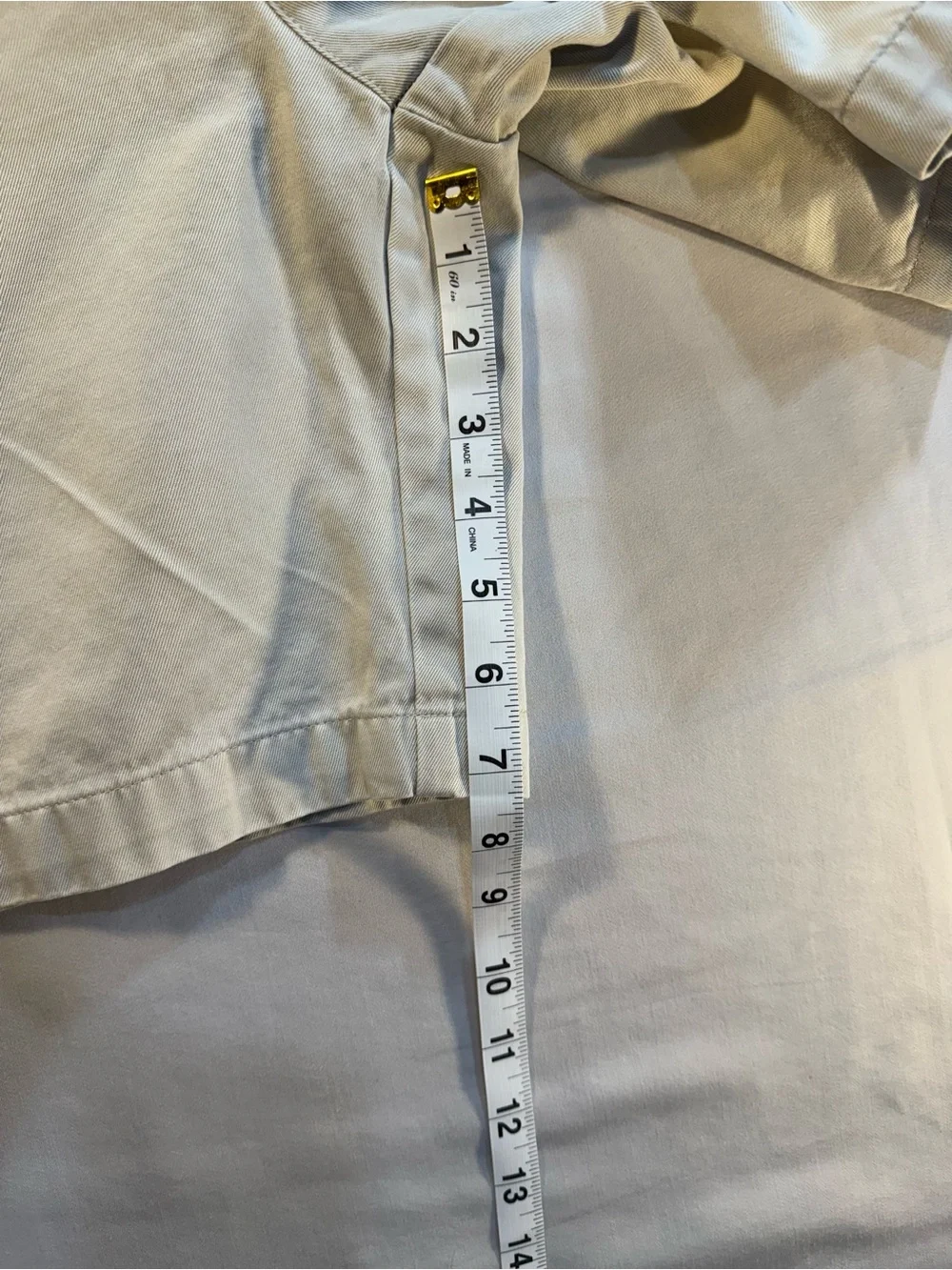 Vineyard Vines Men’s Cream Flat-Front Cotton Shorts